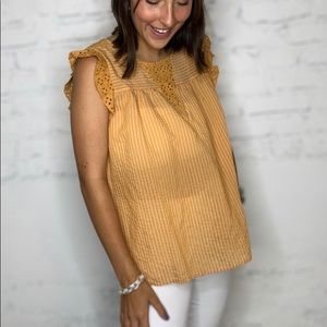 Golden Flutter Top Medium